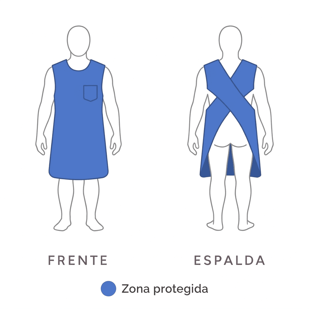 Cobertura del Mandil Frontal